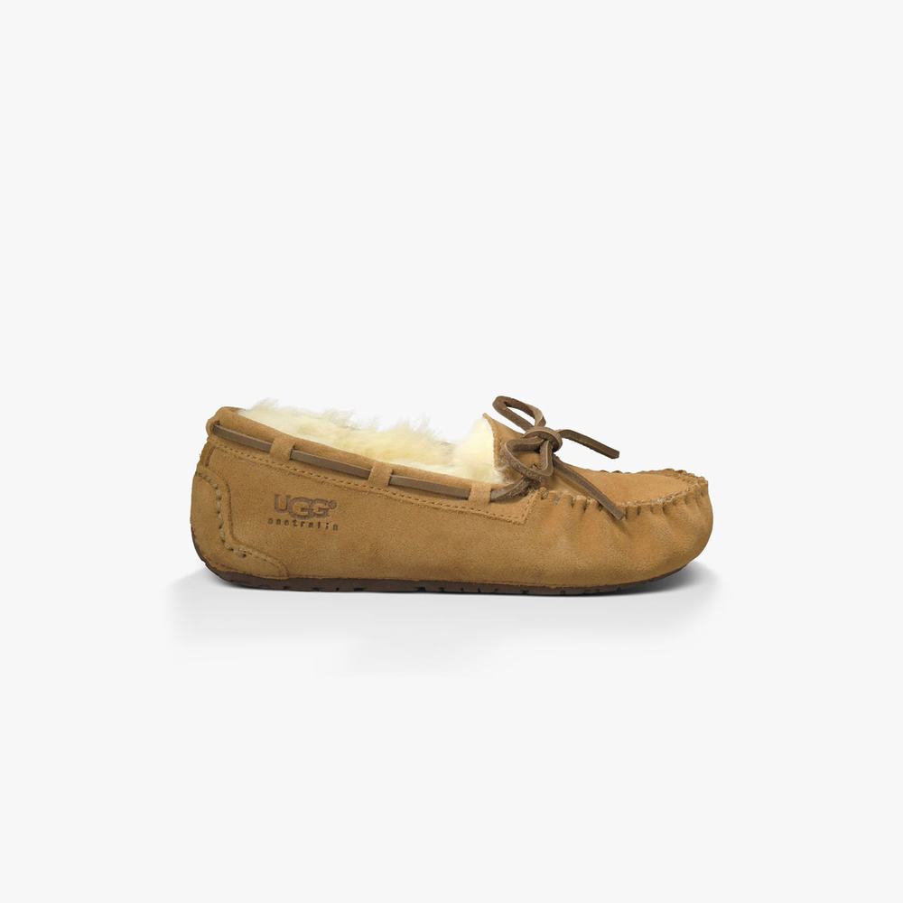 Chausson UGG Dakota Slip-On Fille Marron Soldes 172XMJHL